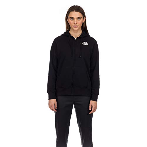 The North Face Women's 80/20 Novelty Half Dome Full Zip, TNF Black/TNF White, XS