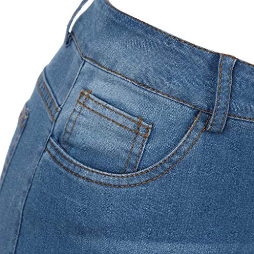 Toamen Jeans Acampanados para Mujer Pantalones de Mezclilla Ajustados de Tiro bajo Jeans de Mujer Pantalones Anchos