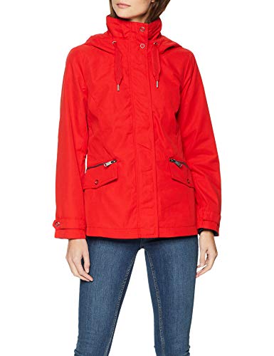 Tom Tailor Casual 1007974 Chaqueta, Rojo (Brilliant Red 12880), Large para Mujer