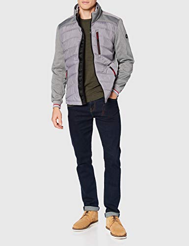 Tom Tailor Hybrid Chaqueta, 10933-Casco para Moto (tamaño Mediano), Color Gris, XXL para Hombre