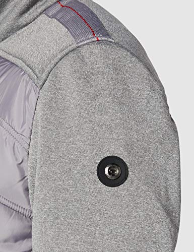 Tom Tailor Hybrid Chaqueta, 10933-Casco para Moto (tamaño Mediano), Color Gris, XXL para Hombre