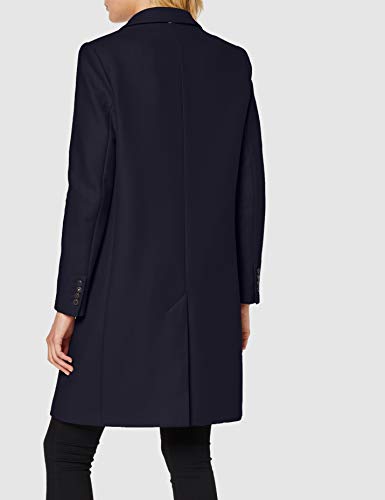 Tommy Hilfiger Belle Wool Blend Classic Coat Abrigo , Azul (Sky Captain Cjm) , 42 (Talla del fabricante: 12) para Mujer