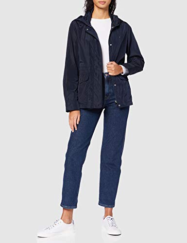 Tommy Hilfiger Cory Parka, Azul (Desert Sky Dw5), 38 (Talla del Fabricante: Medium) para Mujer
