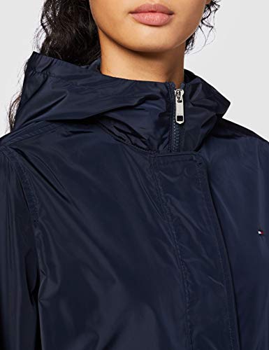 Tommy Hilfiger Cory Parka, Azul (Desert Sky Dw5), 38 (Talla del Fabricante: Medium) para Mujer