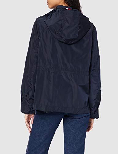 Tommy Hilfiger Cory Parka, Azul (Desert Sky Dw5), 38 (Talla del Fabricante: Medium) para Mujer