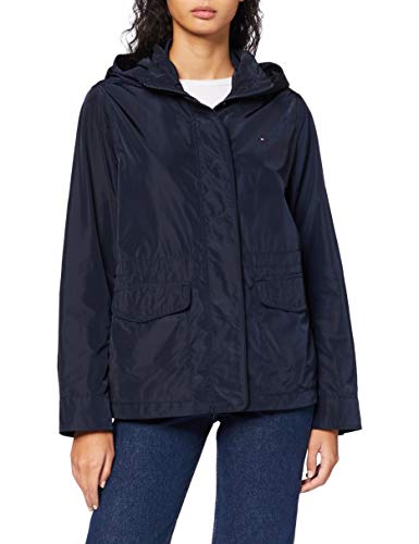 Tommy Hilfiger Cory Parka, Azul (Desert Sky Dw5), 38 (Talla del Fabricante: Medium) para Mujer