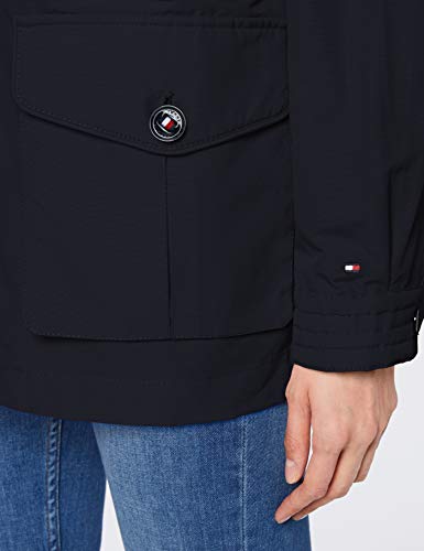 Tommy Hilfiger Nova Utility Parka Abrigo, Azul (Desert Sky Dw5), 42 (Talla del Fabricante: X-Large) para Mujer