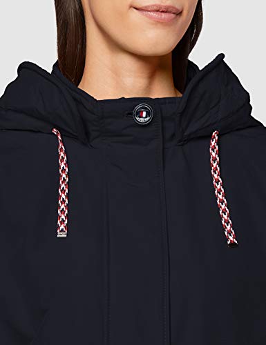 Tommy Hilfiger Nova Utility Parka Abrigo, Azul (Desert Sky Dw5), 42 (Talla del Fabricante: X-Large) para Mujer
