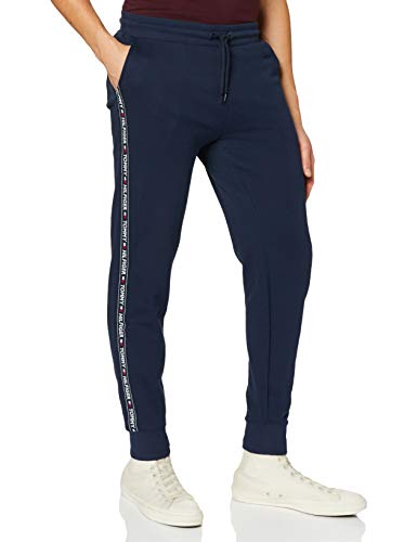 Tommy Hilfiger Repeat Logo Tape Joggers Pantalones Deportivos, Azul (Navy Blazer), Medium para Hombre