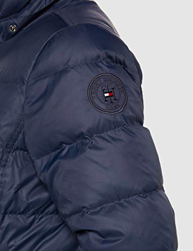 Tommy Hilfiger TH ESS Tyra Down Coat with Fur Chaqueta, Desert Sky, S para Mujer