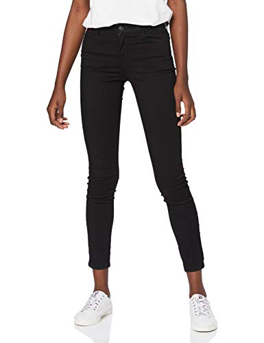 Tommy Jeans Mujer High Rise Santana Jeans, Negro (DANA BLACK Stretch 945), W26/L34