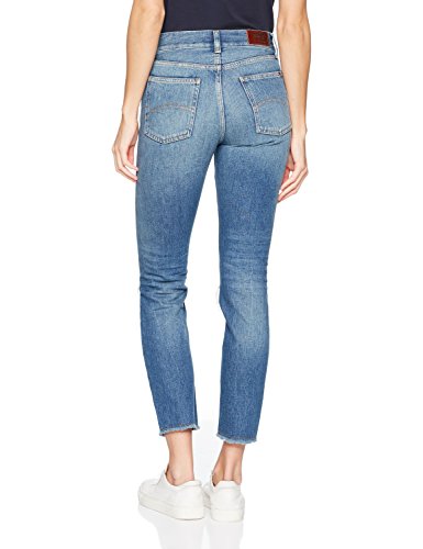 Tommy Jeans Mujer HIGH RISE SLIM IZZY STMBDE Jeans, Azul (Street Mid Blue Destructed 911), W31/L32