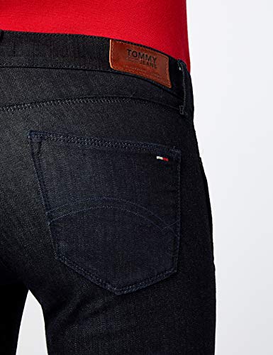 Tommy Jeans Mujer Mid Rise Nora Jeans, New Rinse Stretch 911, W28/L30