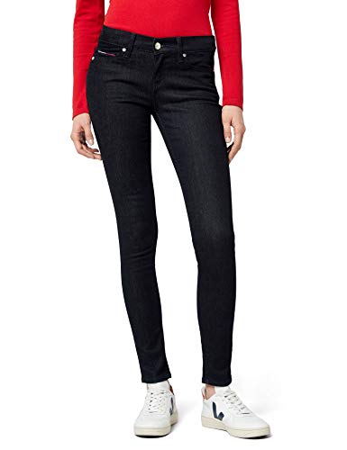 Tommy Jeans Mujer Mid Rise Nora Jeans, New Rinse Stretch 911, W31/L32