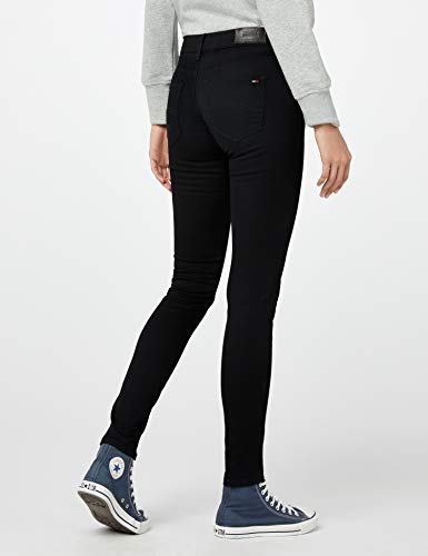 Tommy Jeans Mujer MID RISE SKINNY NORA DNBST Jeans, Negro (DANA BLACK Stretch 945), W29/L30
