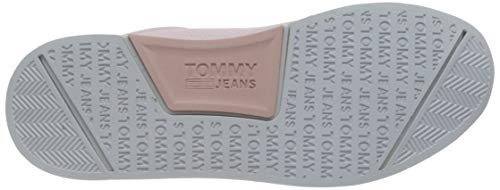 Tommy Jeans Technical Flexi Sneaker, TÉCNICA Mujer, Rosa Claro, 38 EU
