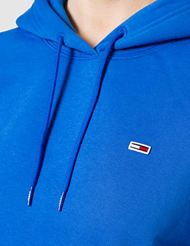 Tommy Jeans TJW Regular Fleece Hoodie Suéter, Costa del Golfo Azul, XS para Mujer