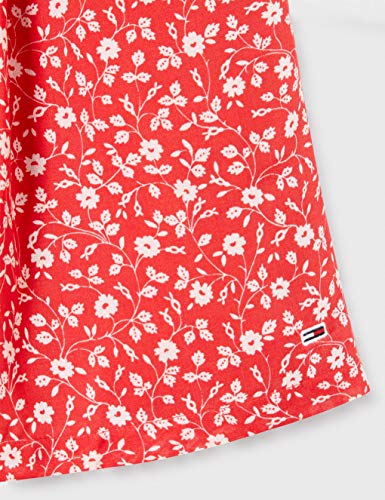 Tommy Jeans Tjw Short, Rojo (Floral Print/Deep Crimson 0k3), 32 (Talla del Fabricante: XX-Small) para Mujer