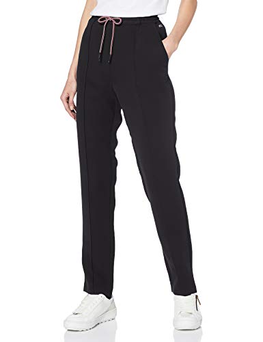 Tommy Jeans Tjw Smart Jogger Pantalones, Negro (Black Bds), 40 (Talla del Fabricante: Large) para Mujer