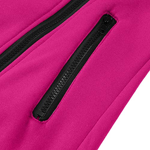 TOPKUAL Sudadera con Capucha para Mujer Suelta Tallas Grandes Mujeres Patchwork Chaqueta con Cremallera De Lana Caliente Abrigo De AlgodóN Casual Outwear Sudadera Deportiva