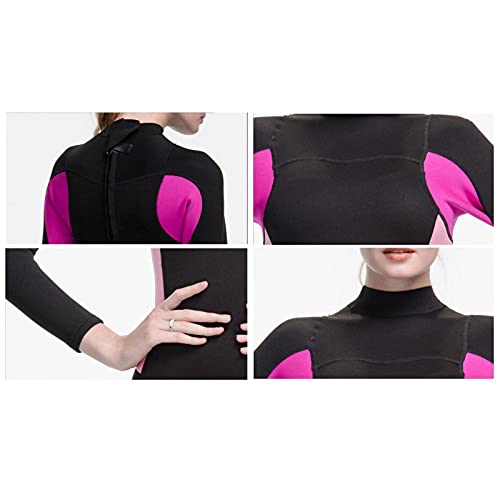 Traje De Baño Traje De Baño De Neopreno De 2 Mm para Mujer, Traje De Neopreno para Surf, Snorkel, Traje De Baño para Hacer Surf, Nadar, Deportes Acuáticos (Color : Black, Size : XL)