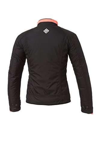 Tucano Urbano - Bicilindrica Chaqueta Corta Transpirable Resistente al Viento y Agua para Mujer, Negro, XS