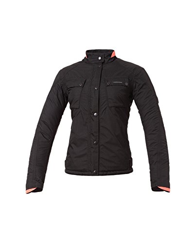Tucano Urbano - Bicilindrica Chaqueta Corta Transpirable Resistente al Viento y Agua para Mujer, Negro, XS