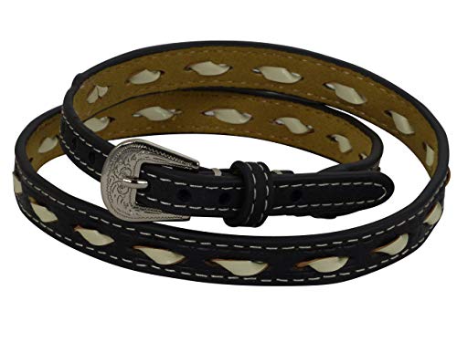 Twister Hats - Burdalou de piel sintética para sombrero con cinta (57 a 67 cm), color negro