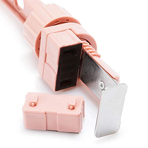 TYOLOMZ 5 Hole Hanging Drying Rack Which fixable on Doors Windows, Multifunction Telescopic Indoor Space Saving Hanger Clothes Storage