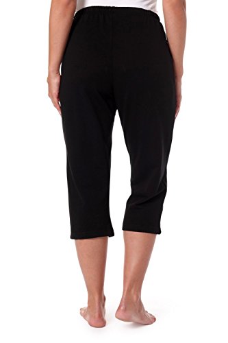 Ulla Popken 7/8- Hose, Pantalones Mujer, Negro (Schwarz 10), W50/52