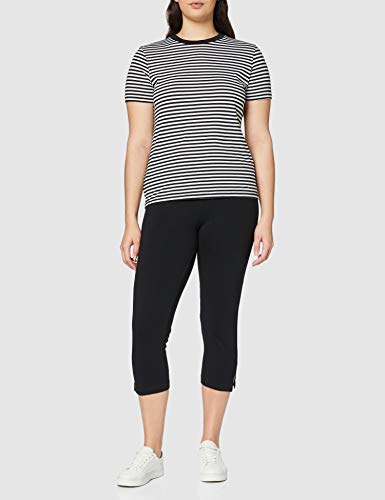 Ulla Popken Caprihose, Pantalones para Mujer, Negro (Schwarz 10), 52