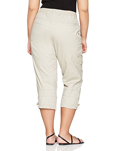 Ulla Popken Hose, 7/8, Pantalones Para Mujer, Gris (Mamor 23), 48