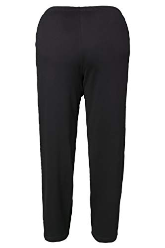Ulla Popken Jogginghose, Pantalones para Mujer, Negro (Schwarz 10), 50/52 EU
