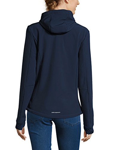 Ultrasport Advanced Chaqueta softshell para mujer Tina, chaqueta funcional moderna, chaqueta outdoor, Azul Marino/Azul Claro, XS