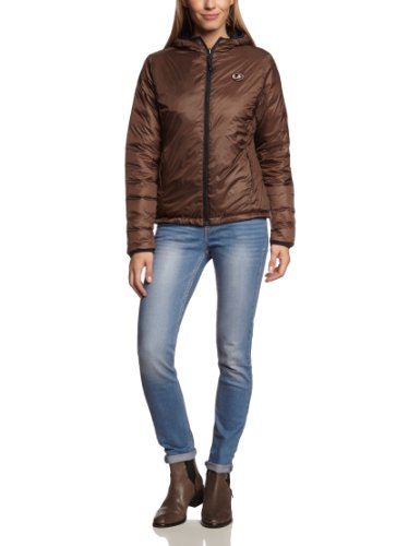 Ultrasport Avery Plumífero Reversible 2 en 1, Mujer, Negro/Marrón, M