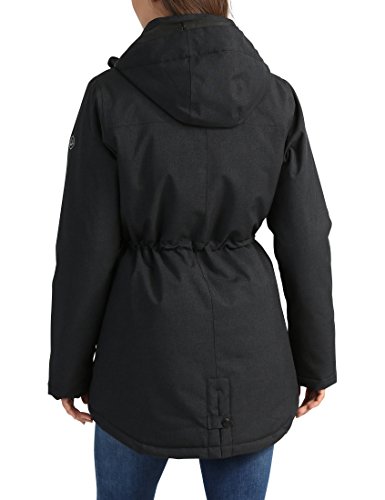 Ultrasport Fiona Parka de Invierno, Mujer, Negro, X-Small