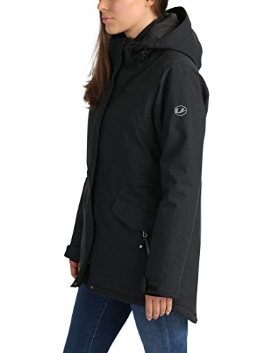 Ultrasport Fiona Parka de Invierno, Mujer, Negro, X-Small