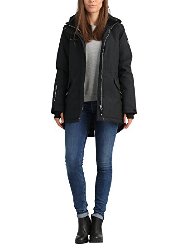 Ultrasport Fiona Parka de Invierno, Mujer, Negro, X-Small