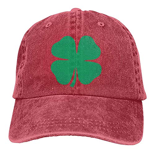 ulxjll Gorra Verde Saint Patricks Day Chaqueta para Hombres Shamrock Gorra de béisbol Ajustable Vintage Chic Trucker Hats Denim Unisex