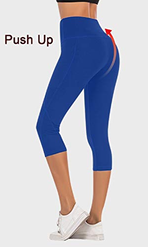 UMIPUBO Leggins Mujer Push Up Pantalones Deporte Leggings de Entrenamiento Mallas Pantalones Deportivos Leggings Mujer Yoga de Alta Cintura Pantalones Cortos Bolsillo Pantalones de Yoga