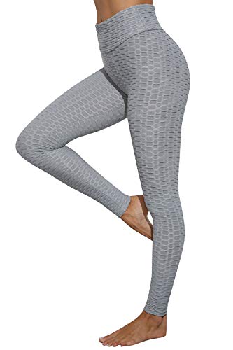 UMIPUBO Mallas Pantalones Deportivos Leggings Mujer Yoga de Alta Cintura Elásticos y Transpirables para Yoga Running Fitness Leggings Reductores Adelgazantes Mallas Fitness Push Up para Deporte