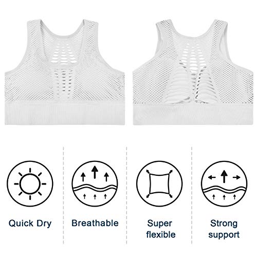 UMIPUBO Sujetador Deportivo Mujer Material Cómodo Sin Costuras Almohadilla Desmontable para Gimnasio Yoga Bailar de Alto Impacto