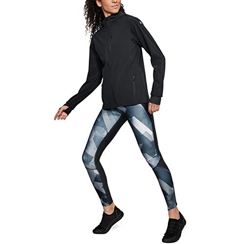 Under Armour Outrun Chaqueta, Mujer, Negro, XS