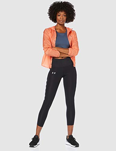 Under Armour Qualifier Speedpocket Roadside Runway Crop Legging, Mujer, Negro, MD