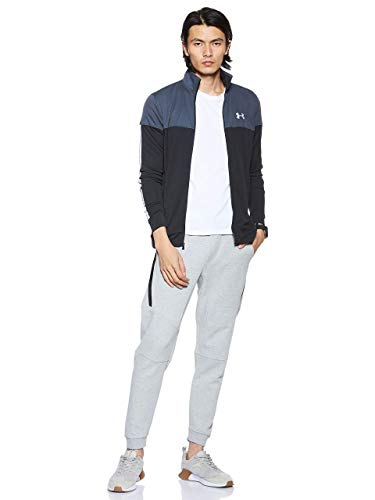 Under Armour Sportstyle Pique Track Jacket Chaqueta, Hombre, Gris (Stealth Gray/White), M