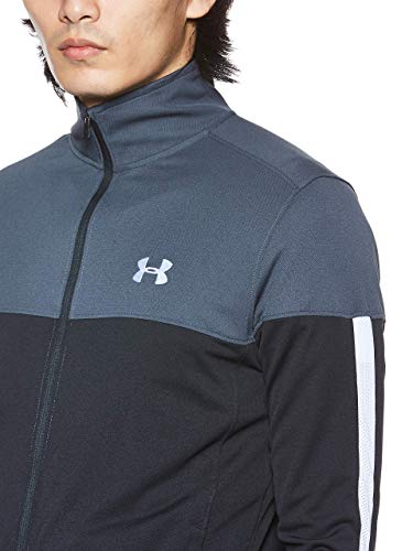 Under Armour Sportstyle Pique Track Jacket Chaqueta, Hombre, Gris (Stealth Gray/White), M