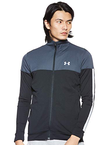 Under Armour Sportstyle Pique Track Jacket Chaqueta, Hombre, Gris (Stealth Gray/White), M