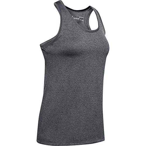 Under Armour Tech Tank - Solid Camiseta Para Correr, Camiseta Ancha Para Mujer Mujer Gris (Gray 090) XS