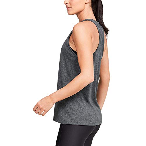 Under Armour Tech Tank - Solid Camiseta Para Correr, Camiseta Ancha Para Mujer Mujer Gris (Gray 090) XS