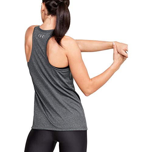 Under Armour Tech Tank - Solid Camiseta Para Correr, Camiseta Ancha Para Mujer Mujer Gris (Gray 090) XS